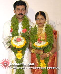 Santhosh Anju Wedding Photo